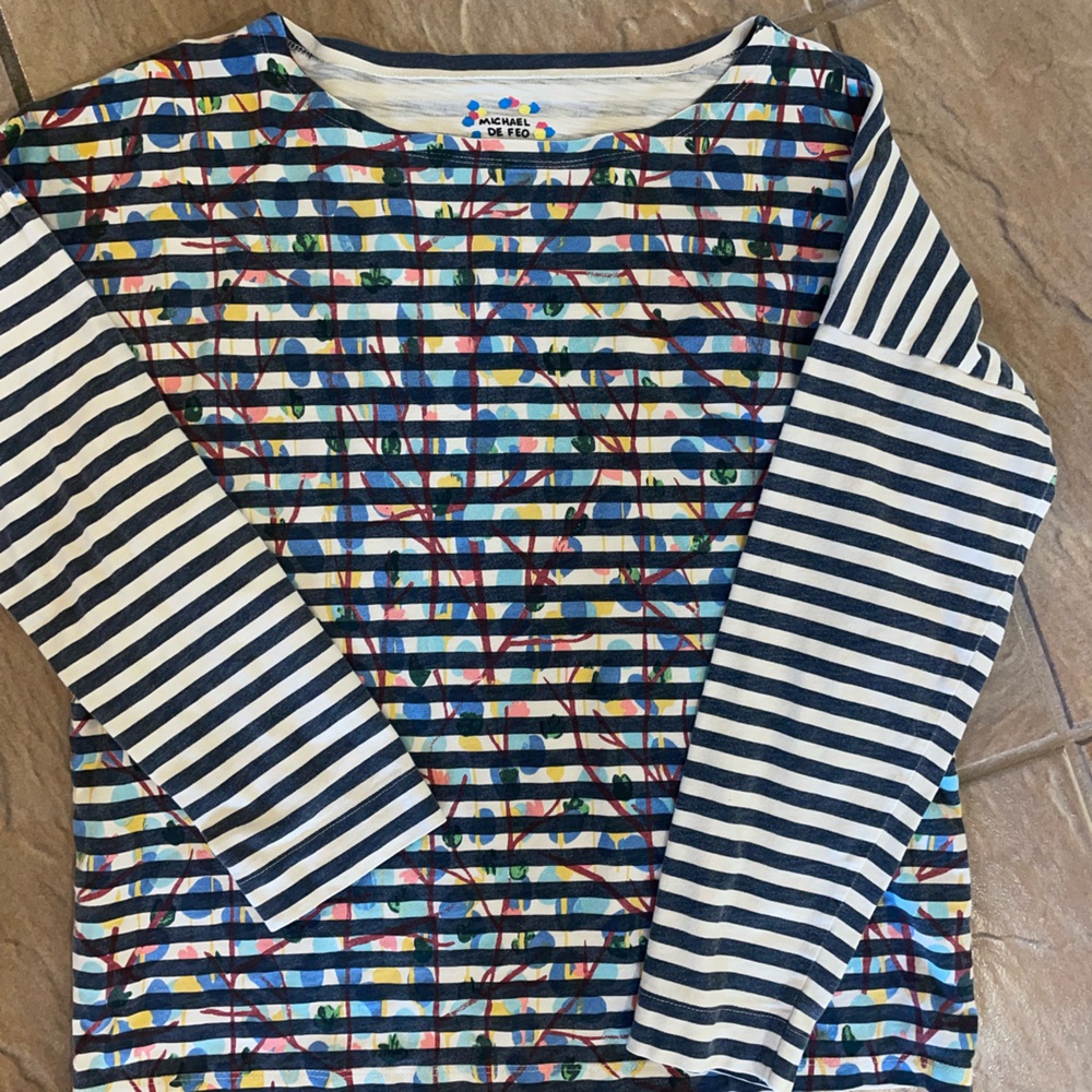 J Crew x Michael de Feo long sleeved t-shirt, M